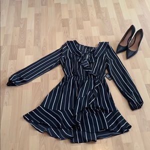 EXPRESS BLACK AND WHITE DRESS NWT